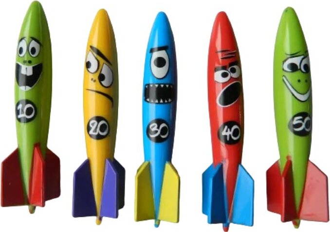 Cikázó rakéták búvárjáték 5 db/csomag