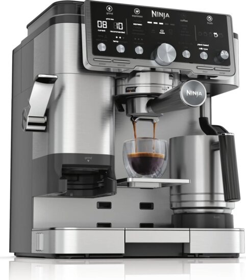 Ninja ES701EU Luxe Café Premier 3 az 1-ben Automata Kávéfőző 1750 Watt - Fekete / Szürke