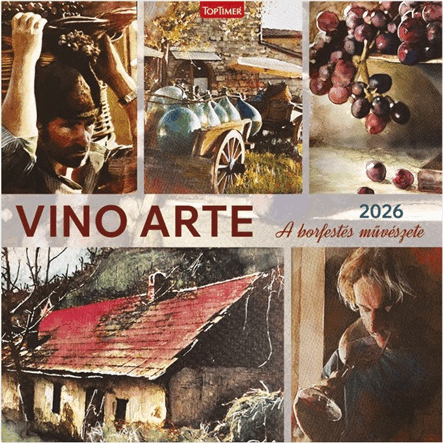 Kalendart T098 2026 Vino Arte Falinaptár 29 x 58 cm