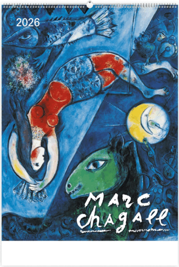 Kalendart T091 2026 Marc Chagall Falinaptár 45 x 56 cm Kalendart T091 2026 Marc Chagall Falinaptár 45 x 56 cm
