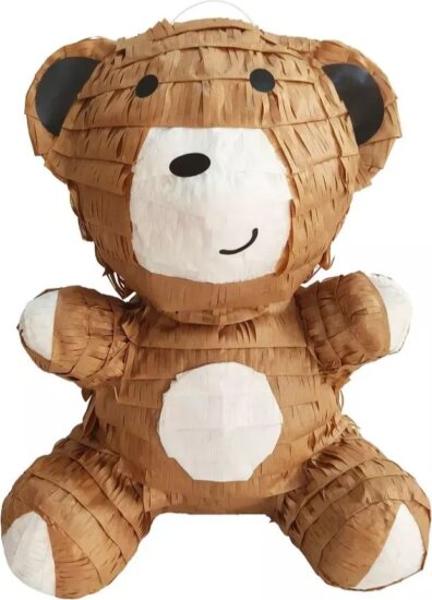 Vidám Maci formájú pinata 42 x 25 cm