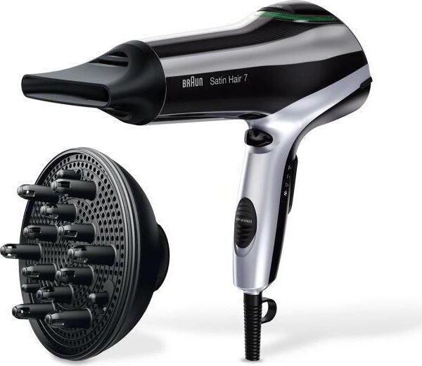 Braun Satin Hair 7 HD710 Iontec Hajszárító 2200 Watt - Fekete/Ezüst