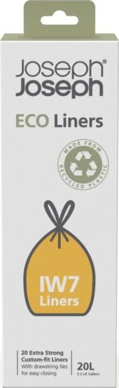 Joseph Joseph IW7 Zárószalagos szemeteszsák 20 Liter (20 db / tekercs) - Szürke