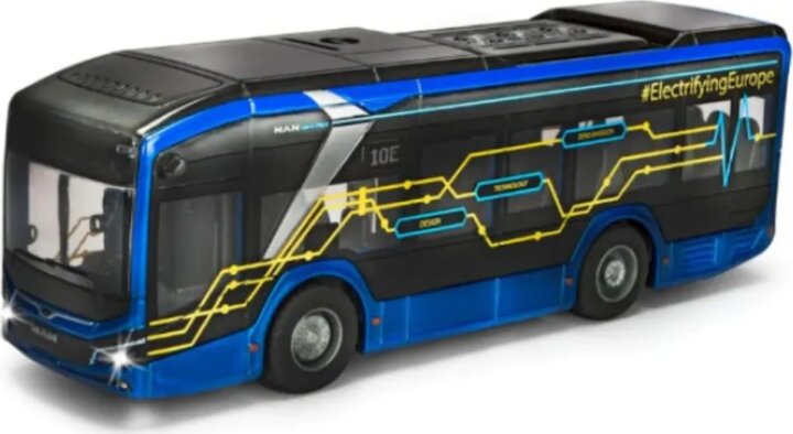 Majorette MAN Lion's City 10E játék autóbusz 1:43