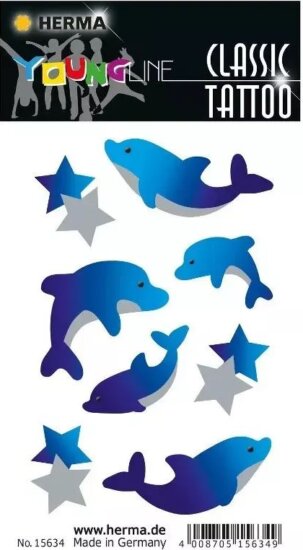 Herma 15634 Delfin mintás tetováló matrica csomag Herma 15634 Delfin mintás tetováló matrica csomag