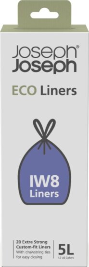 Joseph Joseph IW8 Zárószalagos szemeteszsák 5 Liter (20 db / tekercs) - Szürke