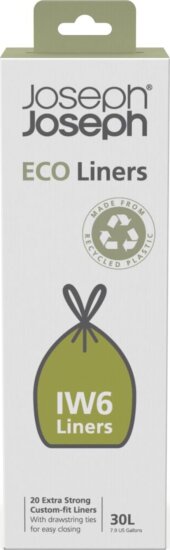 Joseph Joseph IW6 Zárószalagos szemeteszsák 30 Liter (20 db / tekercs) - Szürke