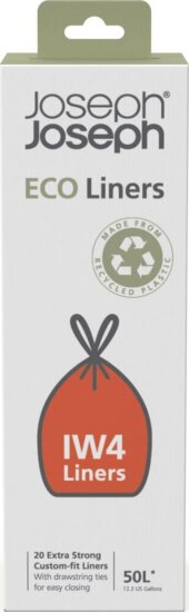 Joseph Joseph IW4 Zárószalagos szemeteszsák 50 Liter (20 db / tekercs) - Szürke