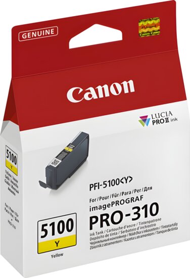 Canon PFI-5100Y Eredeti Tintapatron - Sárga