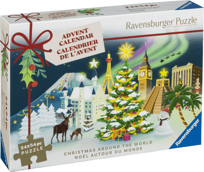 Ravensburger Adventi kalendárium 24 x 54 darabos puzzle