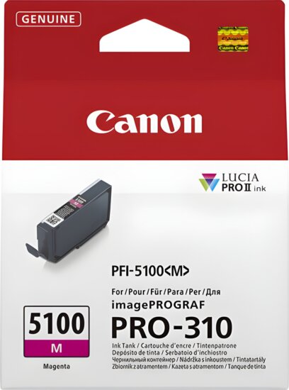Canon PFI-5100M Eredeti Tintapatron - Magenta