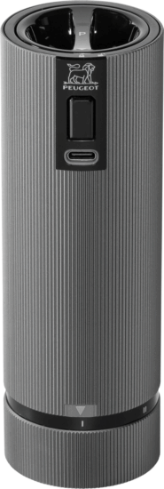 Peugeot Carbon Elektromos Borsőrlő 15 cm - Szürke