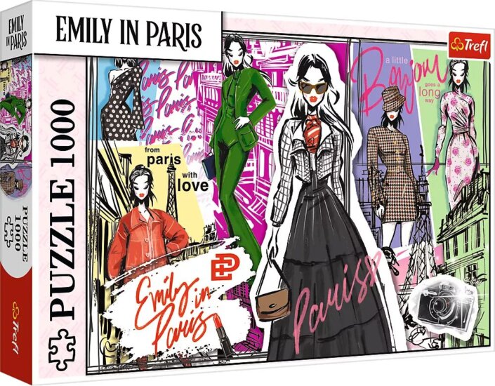 Trefl 10967 - Emily Párizsban Divatinspirációk 1000 darabos puzzle