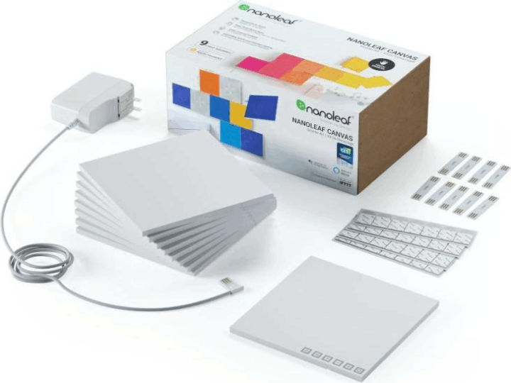 Nanoleaf Canvas LED fénypanel Fali dekoráció készlet (9db)