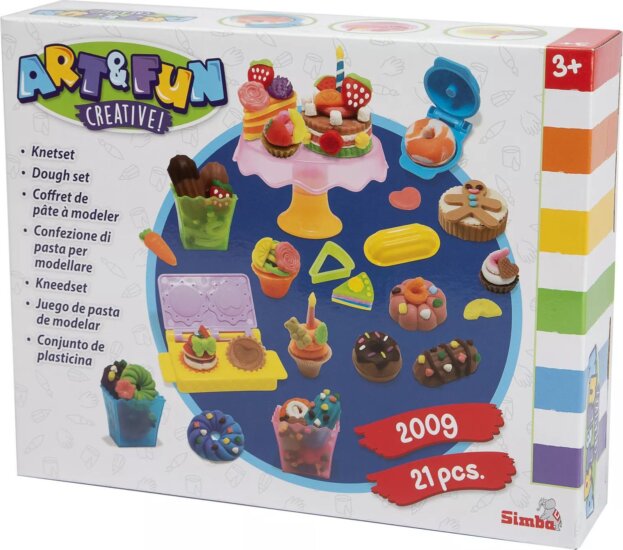 Simba Art&Fun 21 darabos Süteményes gyurma készlet