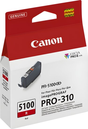 Canon PFI-5100R Eredeti Tintapatron - Piros