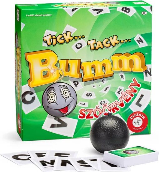 Piatnik Tick Tack Bumm Szóörvény családi társasjáték