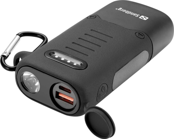 Sandberg 421-11 Survivor Powerbank PD30W 10000 mAh 30W - Szürke