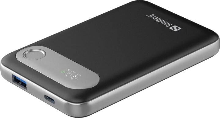 Sandberg 421-16 Travel Powerbank PD20W 10000 mAh 20W - Szürke