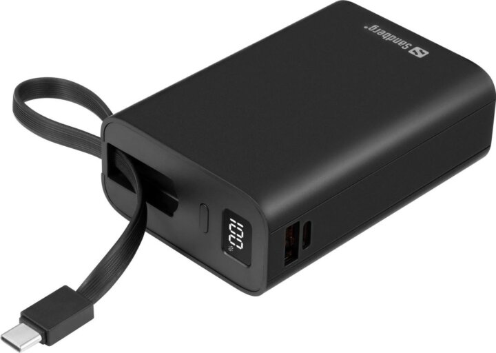 Sandberg 421-12 PD20W Connect Powerbank 20000 mAh 20W - Fekete