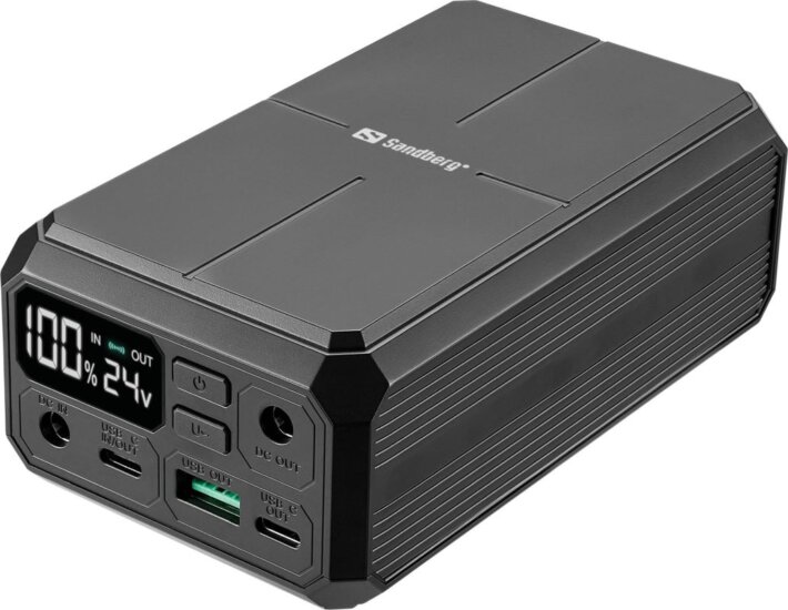 Sandberg 421-13 PD100W Powerbank 27000 mAh 84W - Szürke