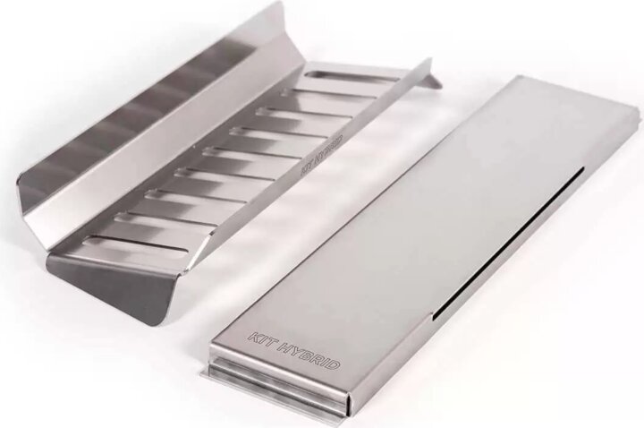 Alfa Forni Kit Hybrid 5 Pizze Moderno Rozsdamentes acél Átalakító készlet Alfa Forni Kit Hybrid 5 Pizze Moderno Rozsdamentes acél Átalakító készlet