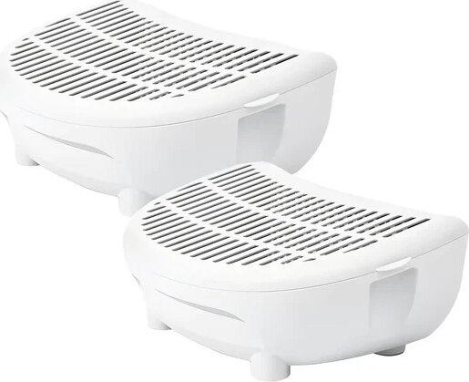 AstroPet Jupiter Pro Macskaalom doboz tálca és rámpa 2 db ( 48,5 x 36,9 cm) - Fehér