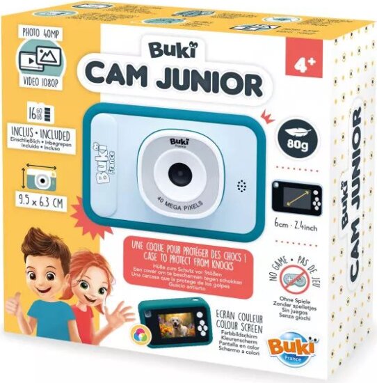 BUKI Junior Digitális kamera és fényképezőgép 40Mpx - Kék