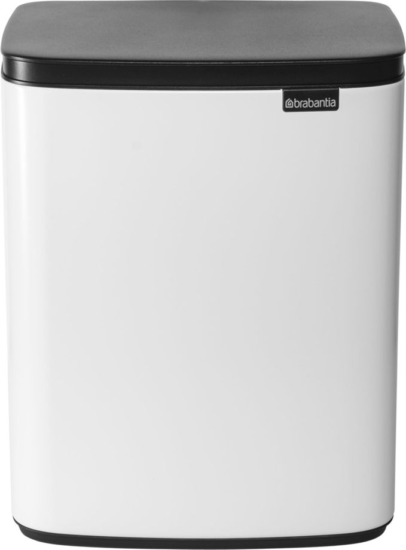 Brabantia BO 12 Literes Kompakt Fém Szemetes - Fehér Brabantia BO 12 Literes Kompakt Fém Szemetes - Fehér