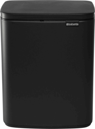 Brabantia BO 12 Literes Kompakt Fém Szemetes - Sötétszürke