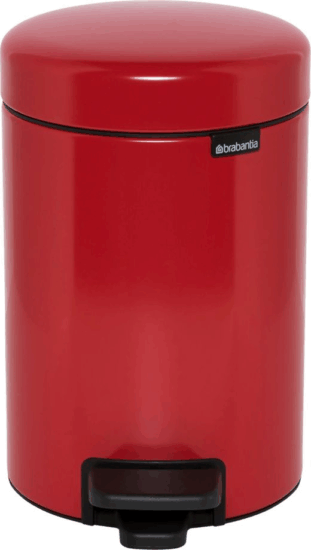 Brabantia Newicon 3 Literes Pedálos Fém Szemetes - Piros