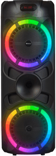 Denver BPS-459 Bluetooth Karaoke Party Hangszóró Mikrofonnal 400W - Fekete