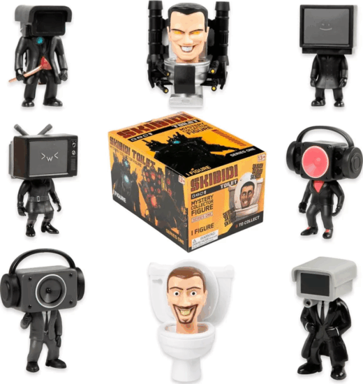 Skibidi Toilet 1. széria meglepetés gyűjthető figura - Többféle