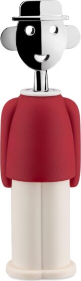 Alessi AAM23 R Alessandro M. Corkscrew - Manuális palacknyitó - Piros