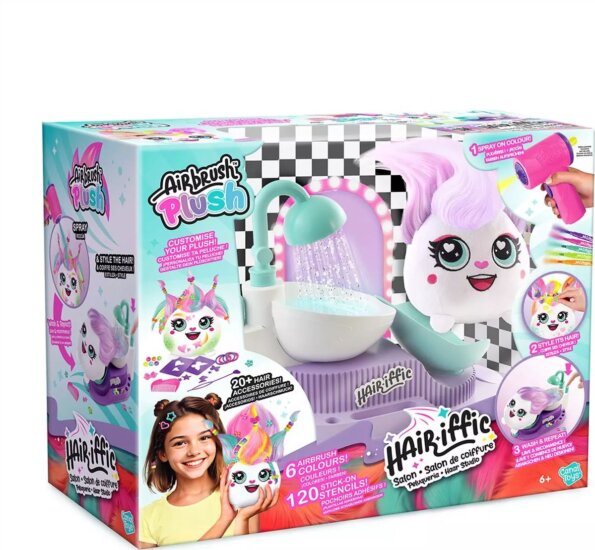 Canal Toys Hairiffic Hajszalon fodrászolható plüssfigurával