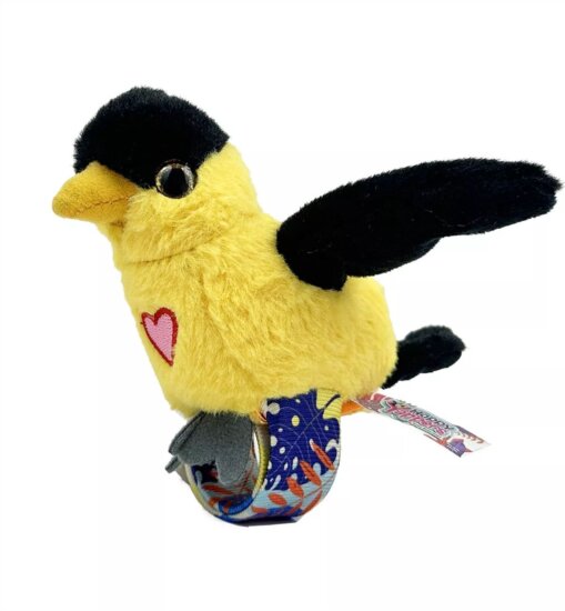 Happy Yappers Trupiál interaktív madár - Sárga