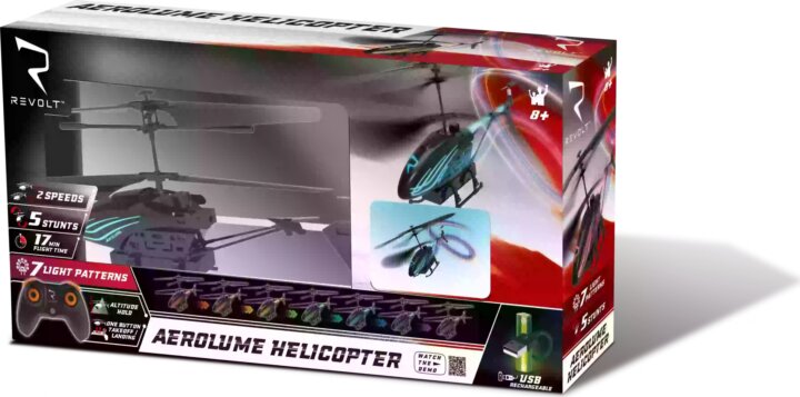 Syma S9 AeroLume távirányítós helikopter - Fekete/Kék