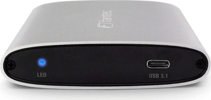 FANTEC ALU-25U31 2,5" USB 3.1 Type C Külső HDD/SSD ház - Ezüst FANTEC ALU-25U31 2,5" USB 3.1 Type C Külső HDD/SSD ház - Ezüst