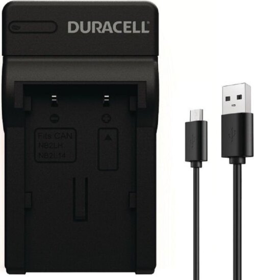 Duracell DRC5907 akkumulátor töltő DRC2L/NB-2L Akkuhoz + USB kábel