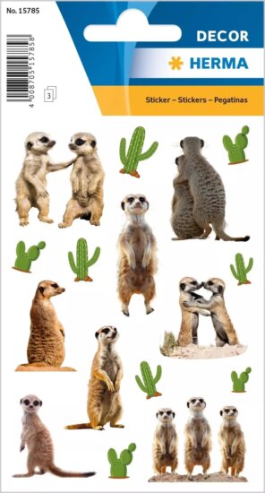 Herma 15785 Szurikáta mintás dekormatrica csomag Herma 15785 Szurikáta mintás dekormatrica csomag