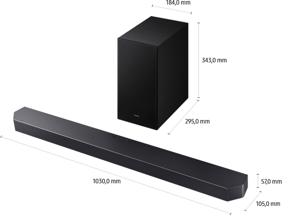 Samsung HW-Q600F Soundbar 3.1 csatornás Hangprojektor - Fekete Samsung HW-Q600F Soundbar 3.1 csatornás Hangprojektor - Fekete
