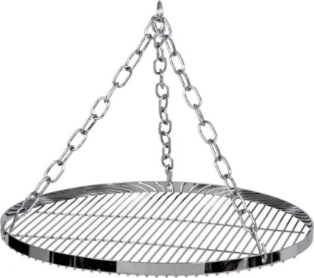 Petromax H-GRATE50 Hordozható Felakasztható Kerek Grillezőrács 50 cm - Inox