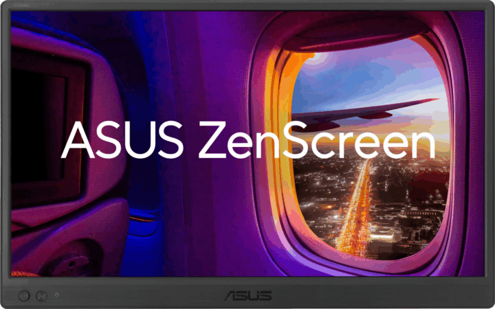 Asus 15.6" ZenScreen MB169CK 16:9 FullHD IPS LCD Hordozható Monitor - Fekete