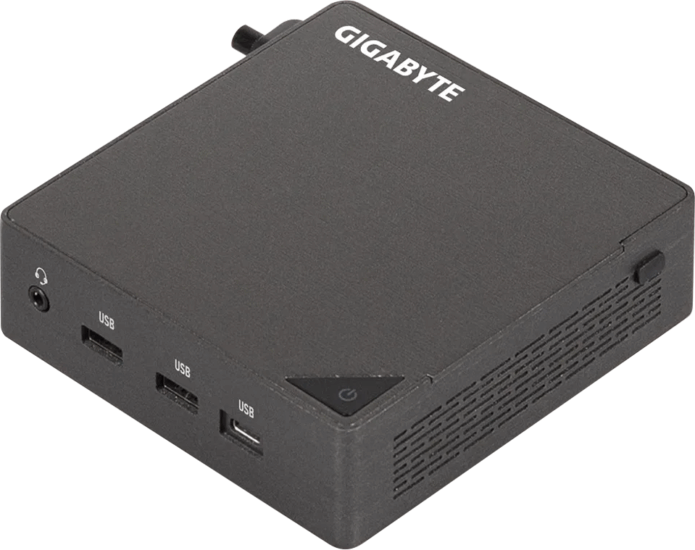 GigaByte GB-BRU7-255H Brix Mini PC (Intel Core Ultra 7 255H / No RAM / No SSD / No OS) - Fekete