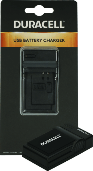 Duracell DRO5943 Akkumulátor töltő Olympus BLH-1 Akkuhoz + USB kábel