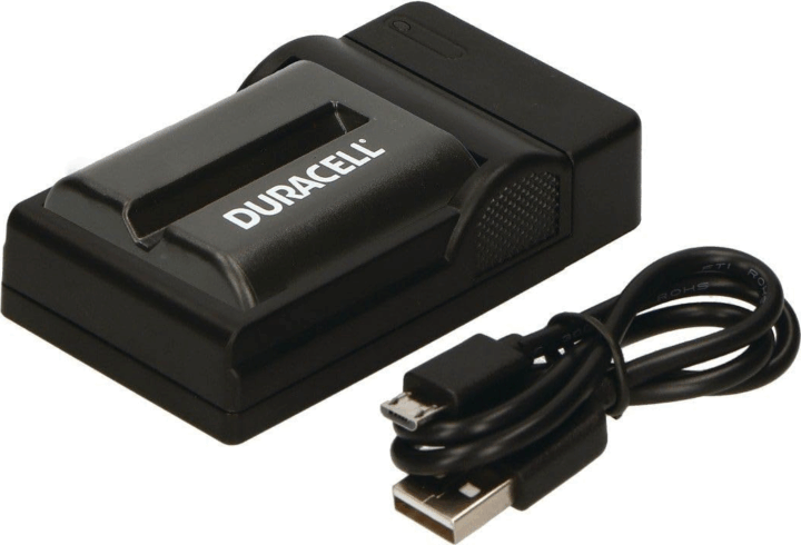 Duracell DRS5960 Akkumulátor töltő DR9695/NP-FM500H Akkuhoz + USB kábel
