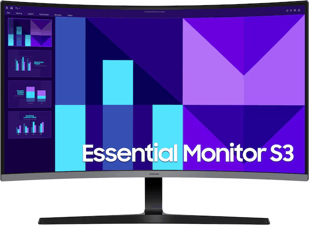 Samsung 32" S32D396GAU 16:9 FullHD VA Ívelt Monitor - Fekete