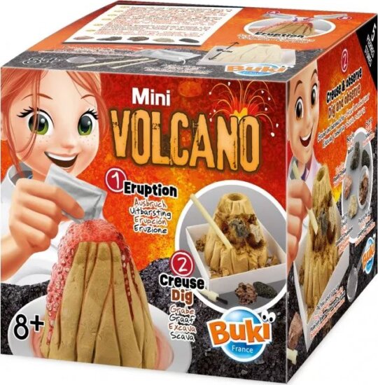 BUKI Mini vulkán Geológia felfedező készlet