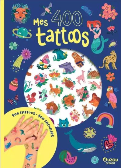 Auzou Az első lemosható tetoválásaim 400 db-os készlet Auzou Az első lemosható tetoválásaim 400 db-os készlet