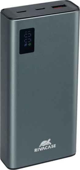 RivaCase Rivapower VA1022 Power Bank USB-A + Type C / 20000mAh 22,5W - Szürke/Kék